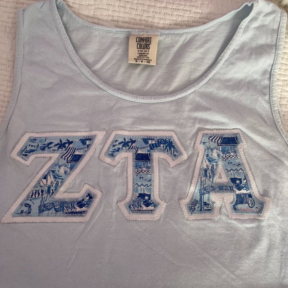 ZTA Lettered Tank Top - Lily Pulitzer letters (small)